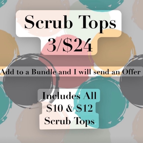 ADVANTAGE Nurse's Nursing Uniform Scrubs Scrub Top - Picture 3 of 4